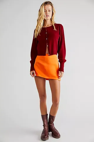 Free People + Mini All the Way Skirt