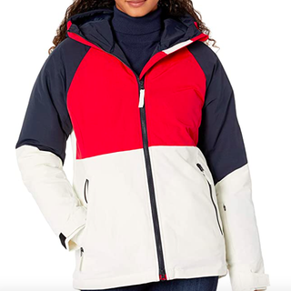 Amazon Essentials + Water-Resistant Long-Sleeve Insulated Snow Jacket With Hood