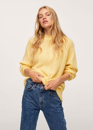 Mango + Oversize Knit Sweater
