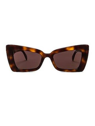 Emilio Pucci + Acetate Butterfly Sunglasses