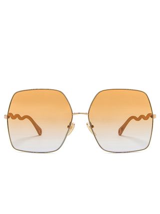 Chloé + Noore Retro Oversize Sunglasses