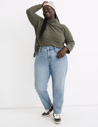 Madewell + The Plus Curvy Perfect Vintage Straight Jean