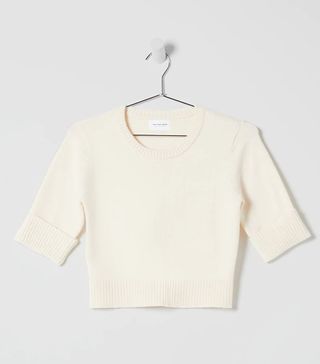 Who What Wear Collection + Natalie Cuffed Knit Top