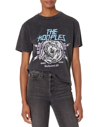 The Kooples + Short-Sleeved Graphic T-Shirt