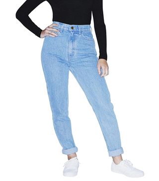 American Apparel + High Waist Jeans