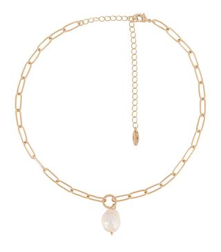 Ettika + Pearl Pendant Necklace