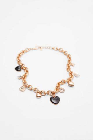 Zara + Pearl Charm Necklace