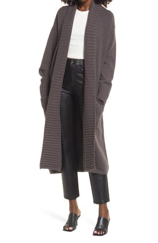 Open Edit + Belted Long Cardigan