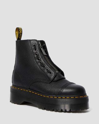 Dr. Martens + Sinclair Milled Nappa Leather Platform Boots