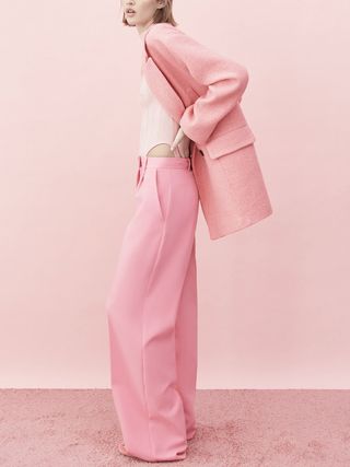 Zara + Oversized Double Breasted Coat