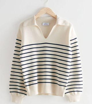 & Other Stories + Relaxed Collared Sweater