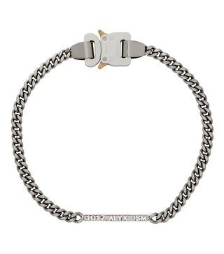 1017 ALYX 9SM + Silver Buckle Necklace