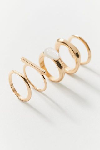 Urban Outfitters + Marley Metal Ring Set