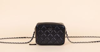 Chanel + Caviar Quilted Mini Vanity With Chain