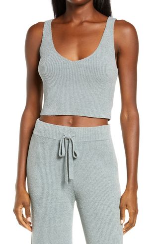 Barefoot Dreams + Cozychic Ultra Lite Rib Crop Top