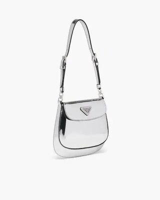 Prada + Cleo Brushed Leather Mini Bag