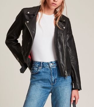 AllSaints + Dren Leather Biker Jacket