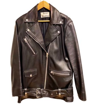 ACNE Studios + Leather Biker Jacket