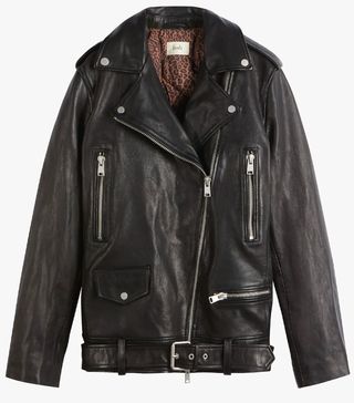 Hush + Oversized Leather Jacket