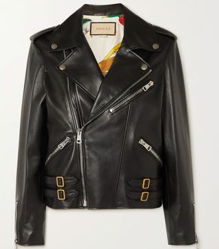 Gucci + Leather Biker Jacket