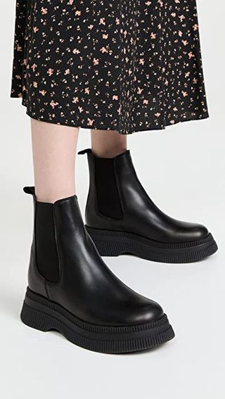 Ganni + Creepers Chelsea Boots