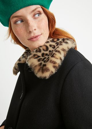 & Other Stories + Faux Fur Collar Jacket