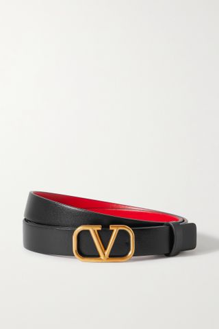 Valentino Garavani + Reversible Leather Belt