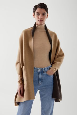 COS + Wool Knitted Cape