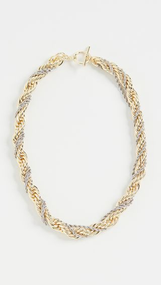 Jules Smith + Toggle Rope Chain Two Tone Necklace