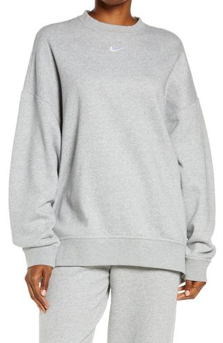 Nike + Essentials Oversize Fleece Crew Sweatshirt