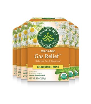 Traditional Medicinals + Organic Gas Relief Digestive Tea (Pack of 6)