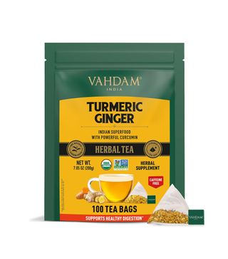 Vahdam + Organic Turmeric Ginger Herbal Tea