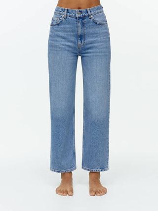 Arket + ROSE Cropped Straight Stretch Jeans