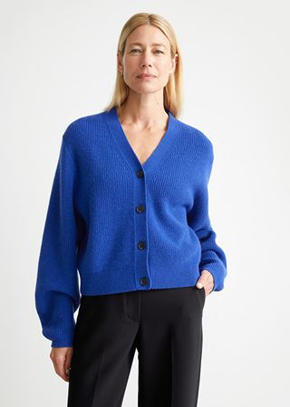 & Other Stories + Boxy Wool Knit Cardigan