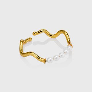 Aureum Collective + Willa 24K Gold Vermeil With Fresh Water Pearls Bracelet