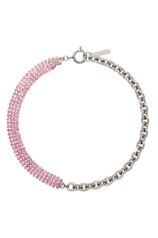 Justine Clenquet + Silver & Pink Shanon Choker