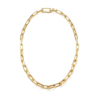 Monica Vinader + Gold Vermeil Alta Capture Charm Necklace