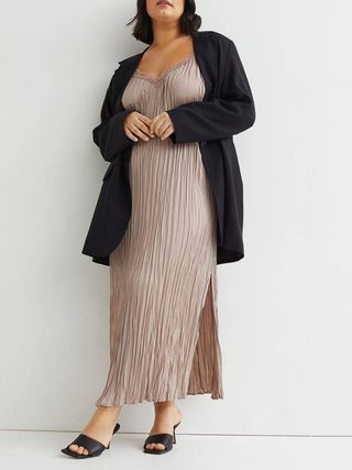 H&M + Lace-Trimmed Slip Dress