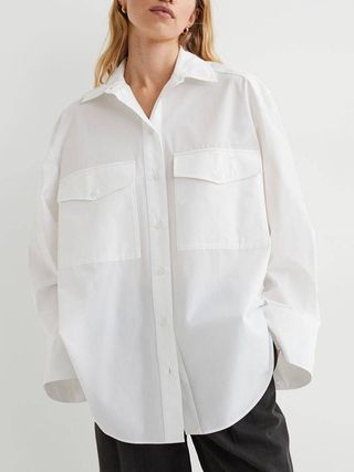 H&M + Oversized Cotton Shirt