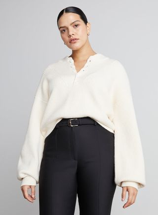 Who What Wear Collection + Janelle Button-Up Sweater