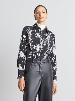 Who What Wear Collection + Lou Button-Down Collared Shirt