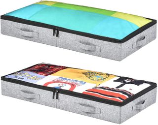 StorageLab + Low Profile Under Bed Storage Containers Set of 2