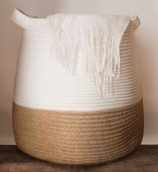Goobloo + Large Cotton Rope Woven Basket