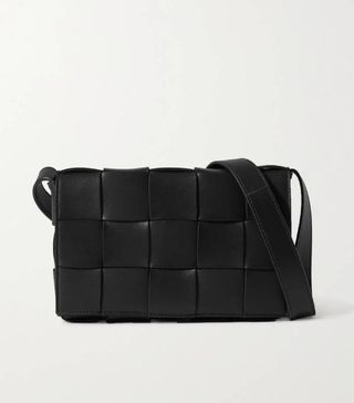 Bottega Veneta + Cassette Intrecciato Leather Shoulder Bag