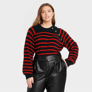 Who What Wear x Target + Crewneck Pullover Sweater
