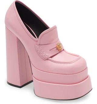 Versace + Platform Loafer Pump