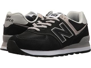 New Balance + Classics Wl574v2 Sneakers in Black/White