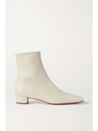 By Far + Este Leather Ankle Boots