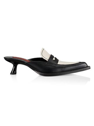 Simon Miller + Penny Pointed Toe Leather Mules