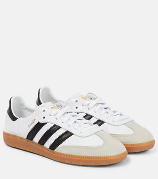 Adidas + Samba Leather Sneakers